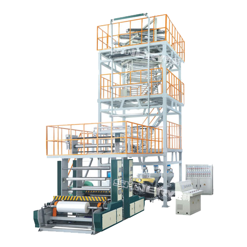 SCN 3LG係列上旋轉內冷三層共擠吹膜機